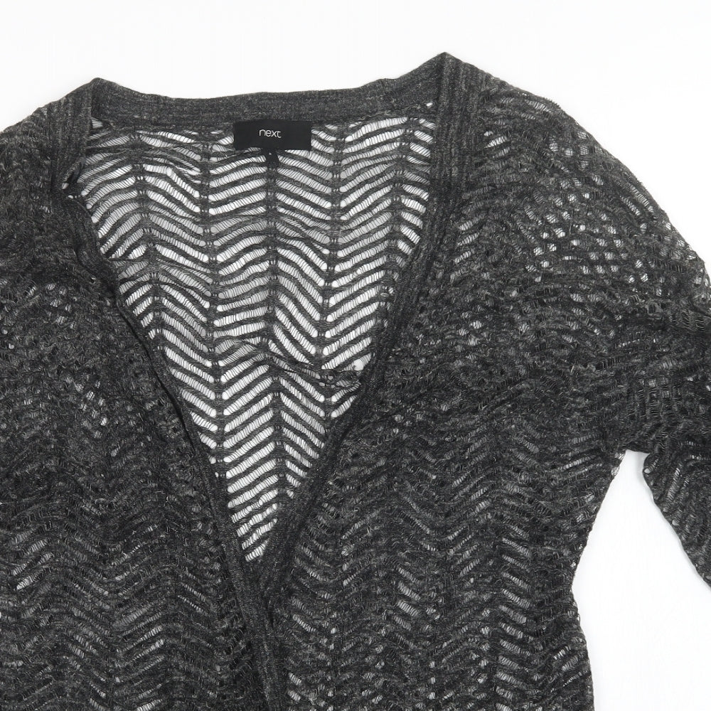 NEXT Womens Grey   Cardigan Jumper Size 8
