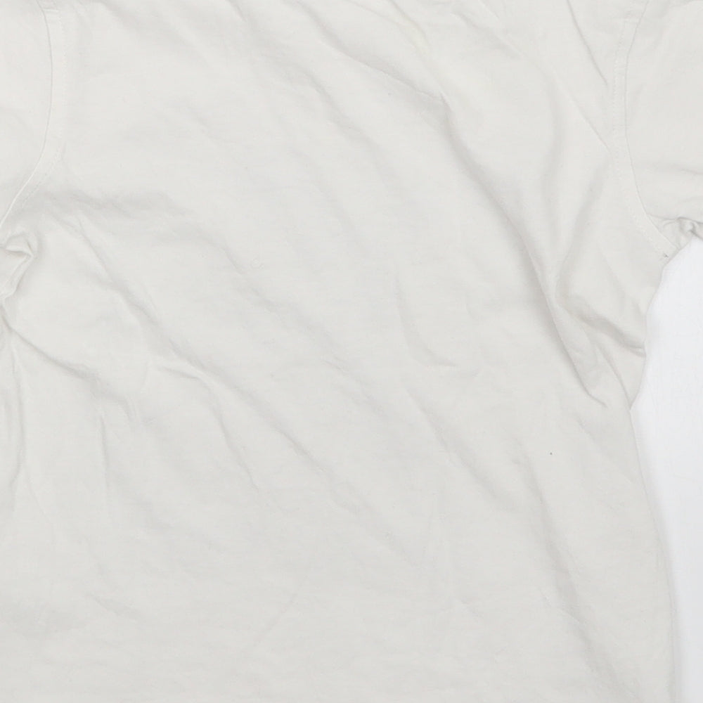 George Boys White   Basic T-Shirt Size 6-7 Years
