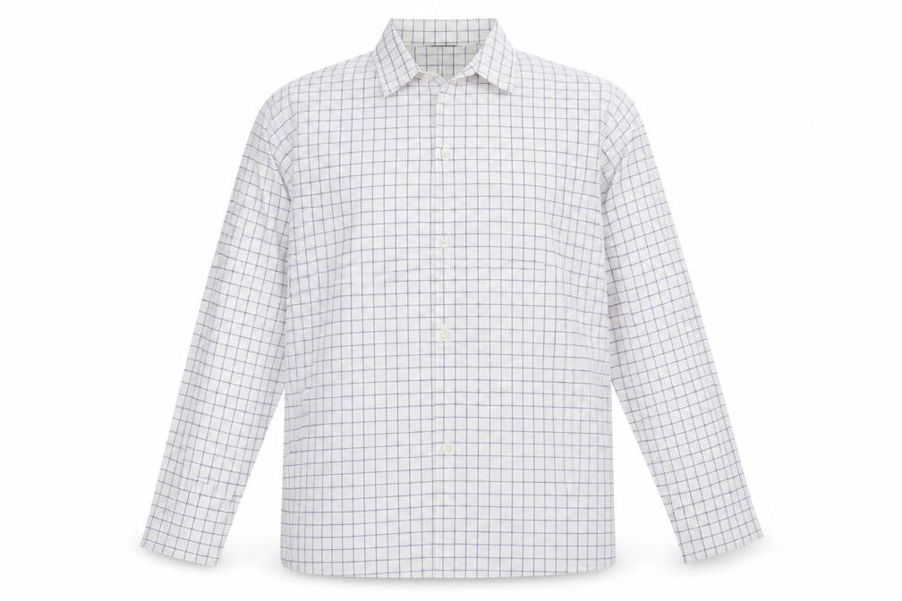 M&S Mens Multicoloured Check   Button-Up Size M