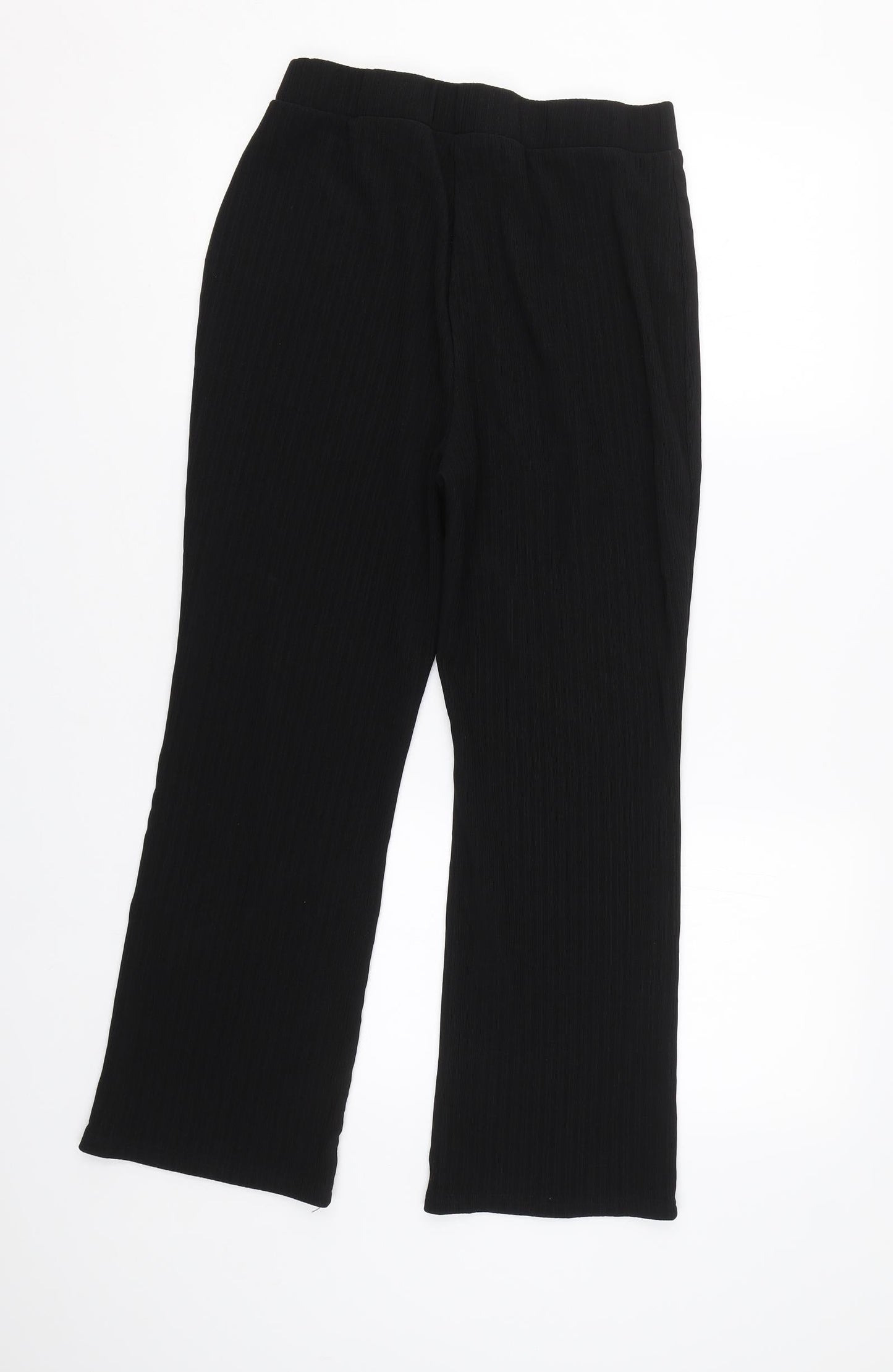 Papaya Womens Black   Trousers  Size 12 L25 in