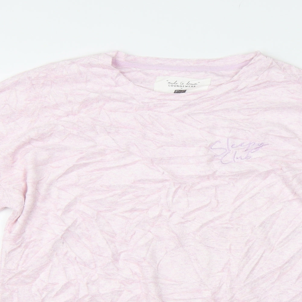 F&F Womens Pink   Top Pyjama Top Size S
