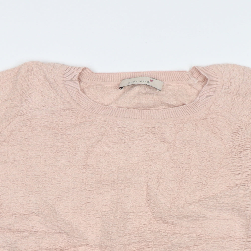 M&S Womens Pink   Pullover Jumper Size 14