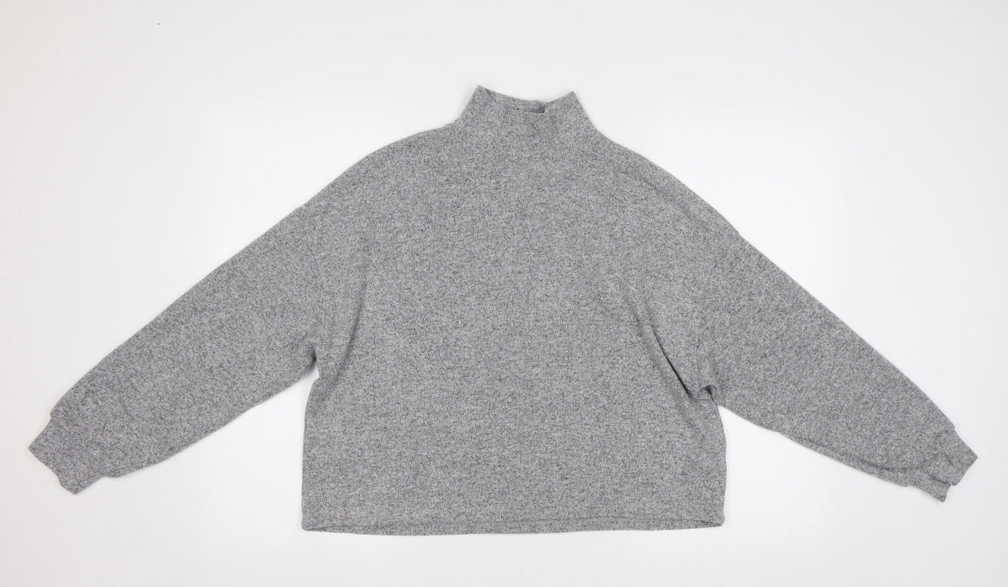 New Look Womens Grey   Pullover Jumper Size S