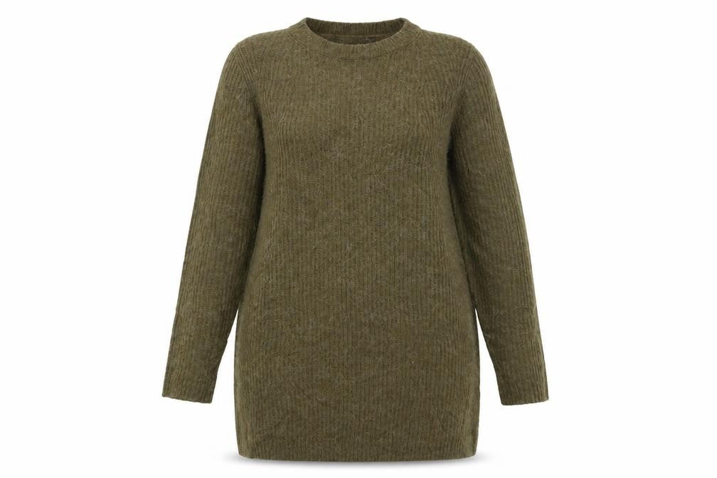 Topshop Womens Green  Knit Pullover Jumper Size 10