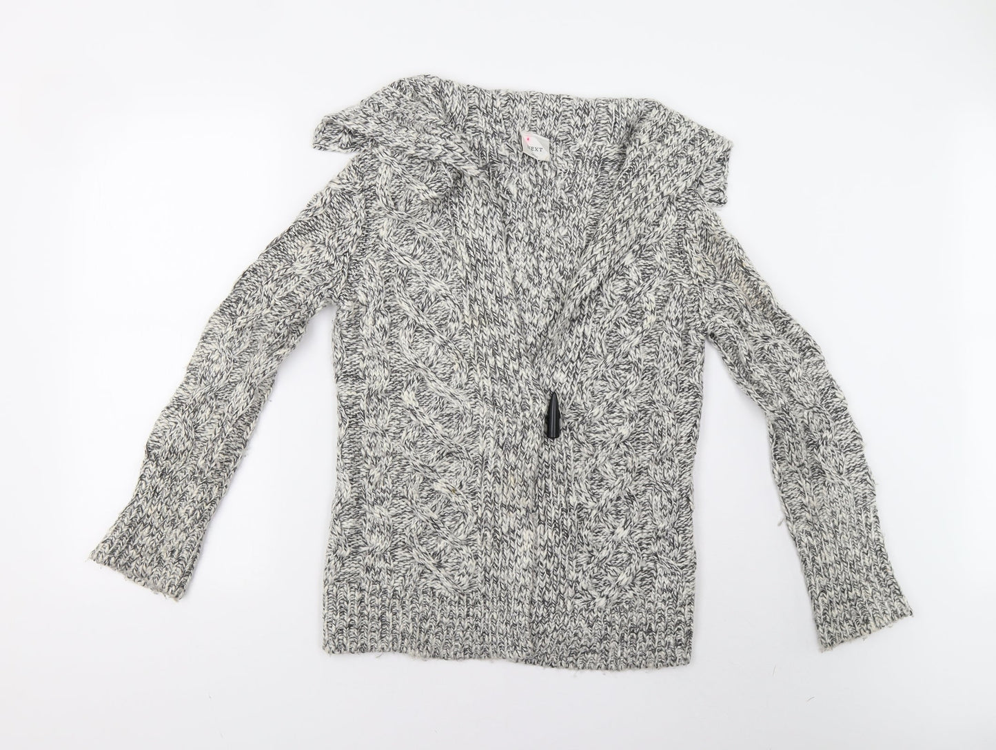 NEXT Womens Grey  Knit Cardigan Jumper Size S