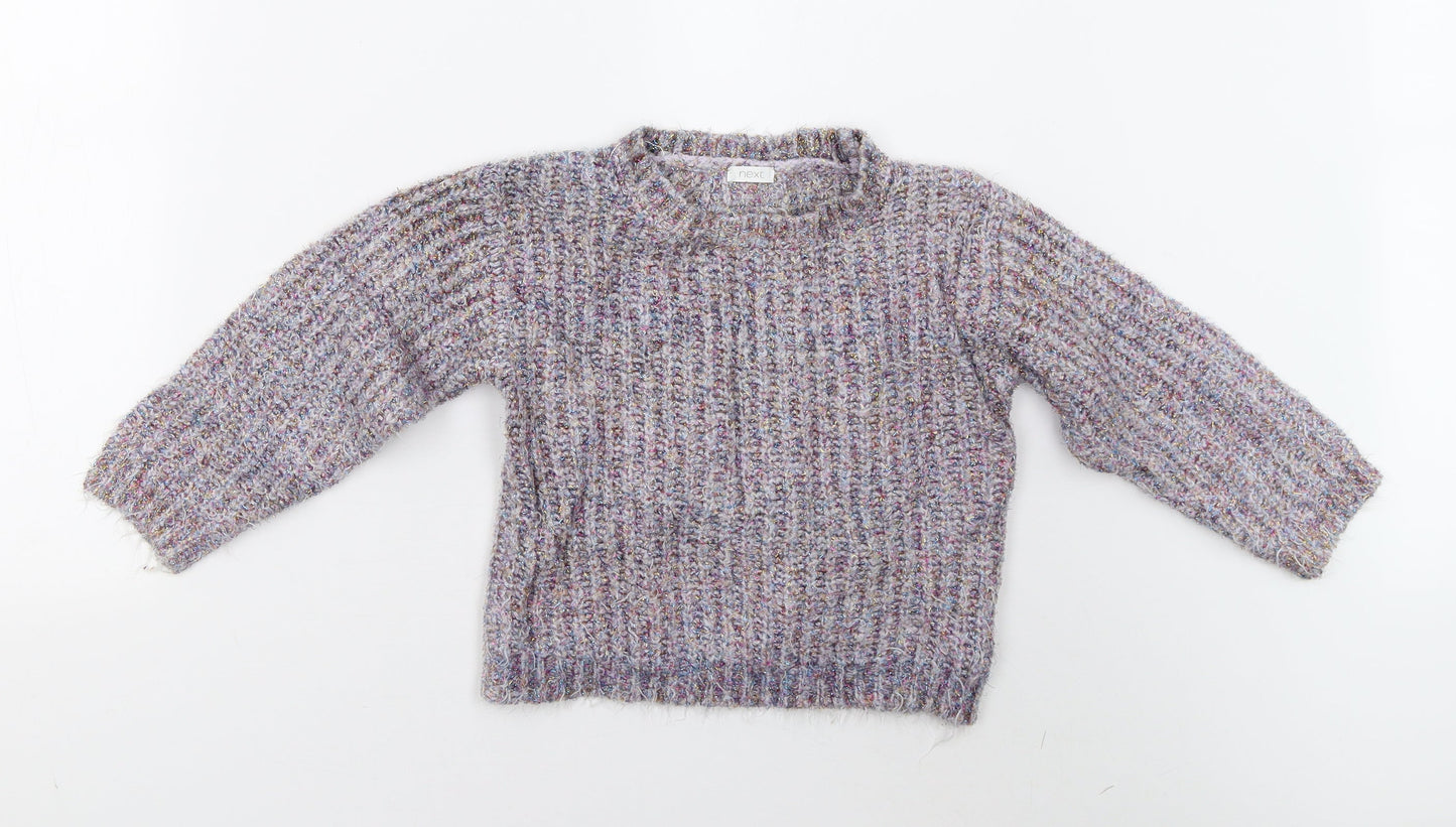 NEXT Girls Multicoloured   Pullover Jumper Size 7 Years