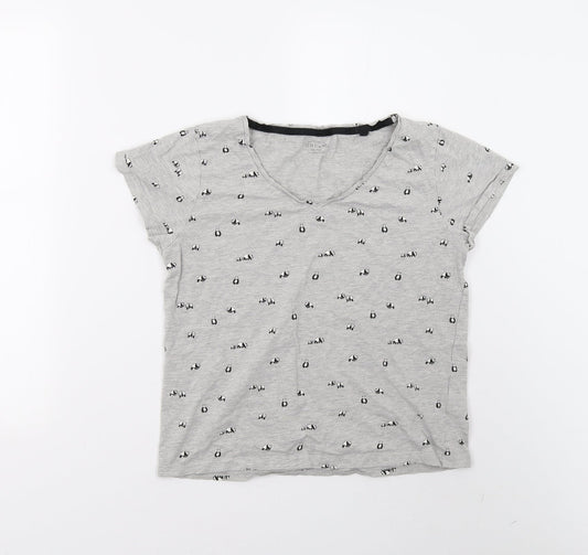 NEXT Womens Grey   Babydoll Pyjama Top Size S