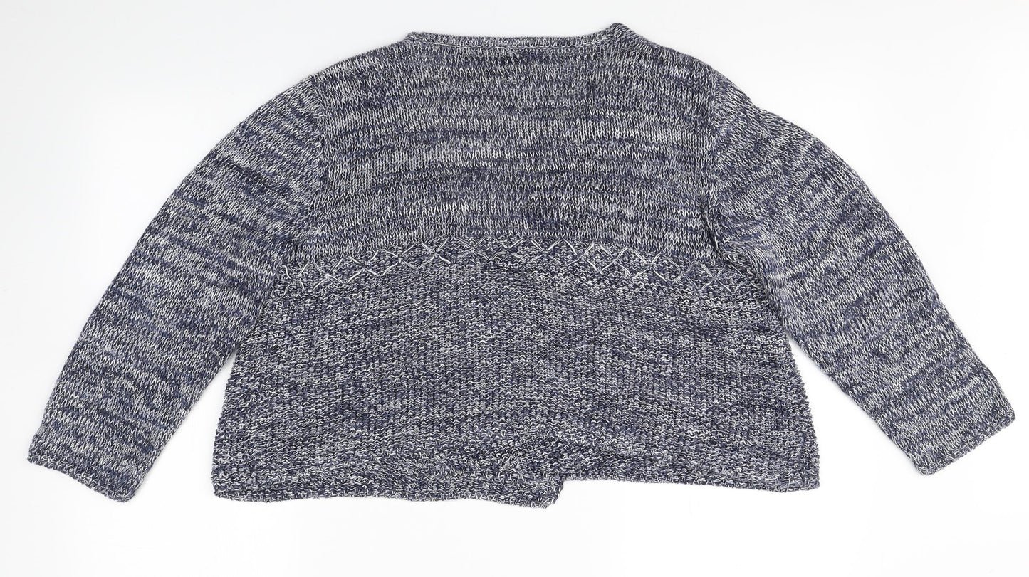 marble Womens Blue   Cardigan Jumper Size L