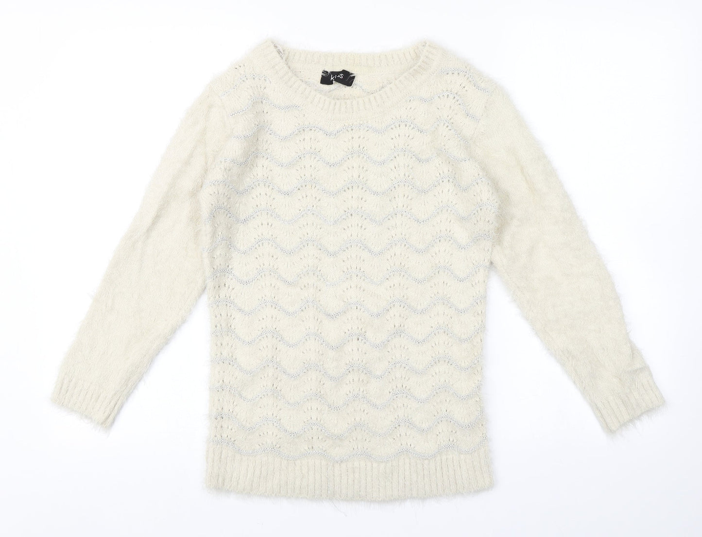 Klass Womens Ivory   Pullover Jumper Size S