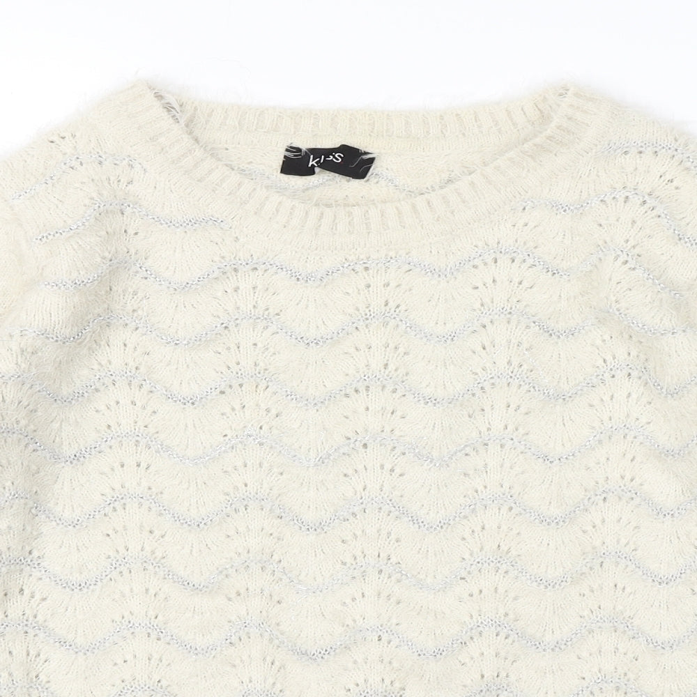 Klass Womens Ivory   Pullover Jumper Size S