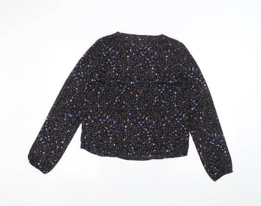 Jaqueline de Yong Womens Black   Basic Blouse Size 6