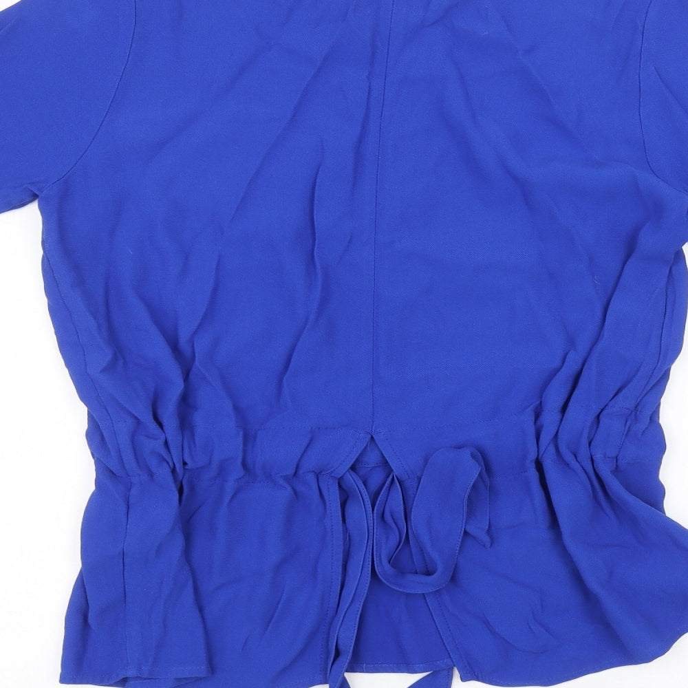 Selected Femme Womens Blue   Basic Blouse Size 6