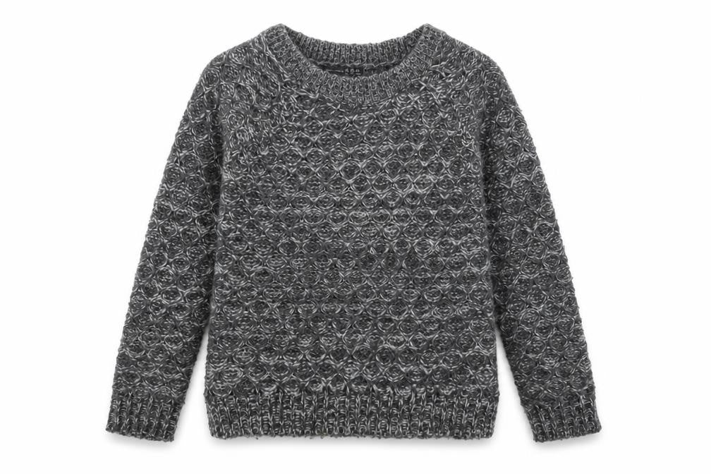 Front view of Atmosphere women’s black knit jumper, size UK 10
