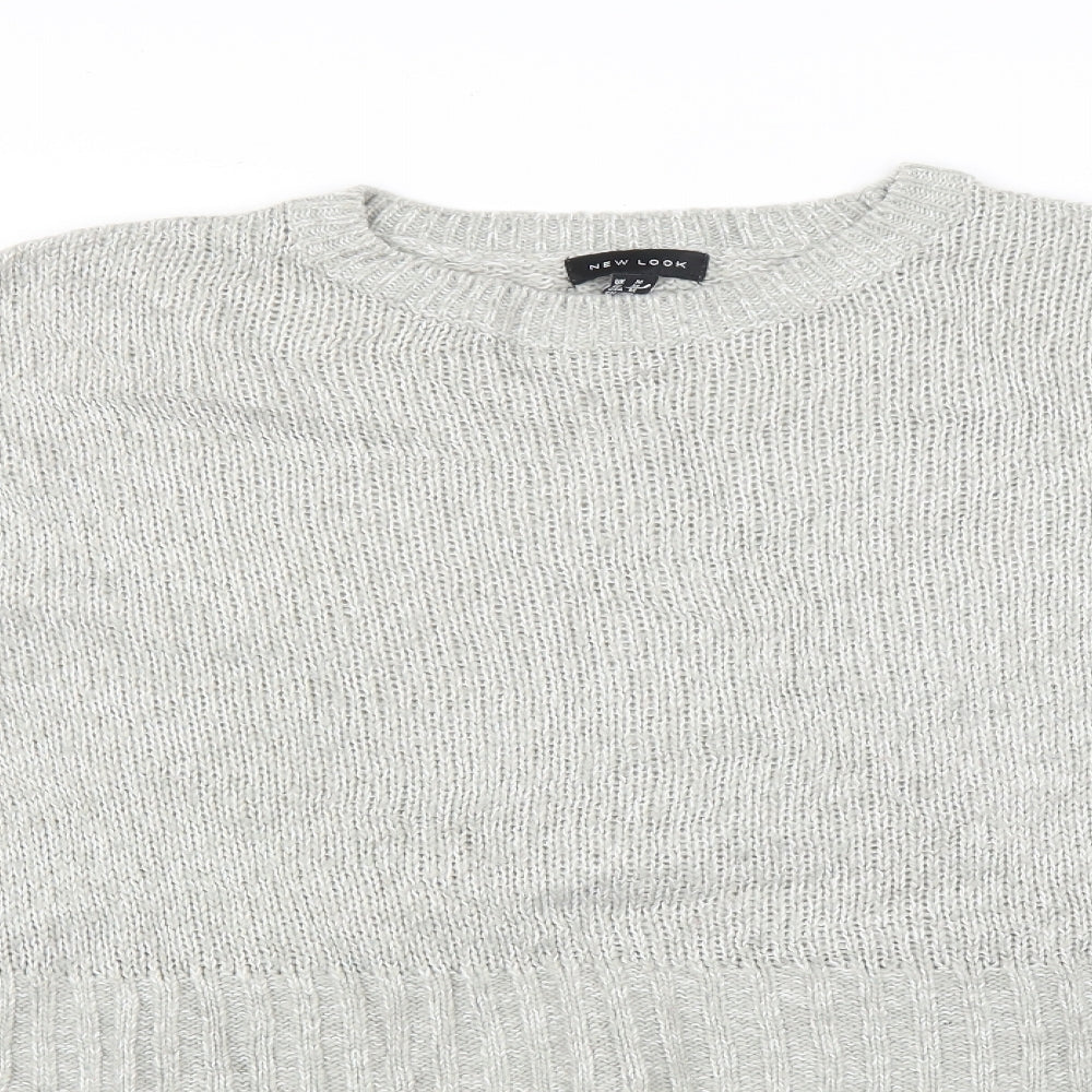 Newlook Womens Grey   Pullover Jumper Size M