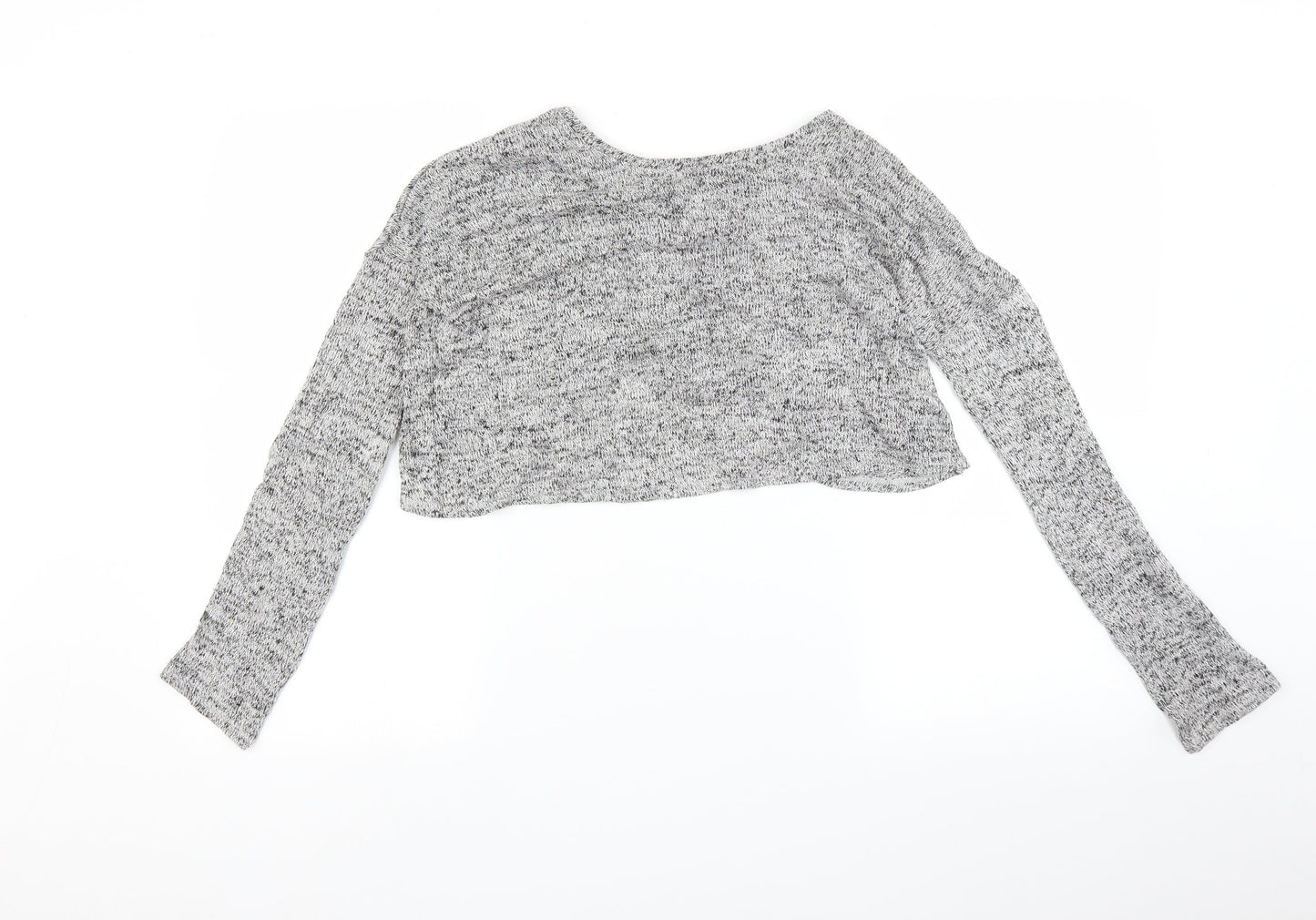H&M Womens Grey   Basic T-Shirt Size XS  - Cropped