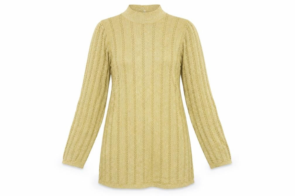 Marks and Spencer Womens Gold   A-Line  Size 12