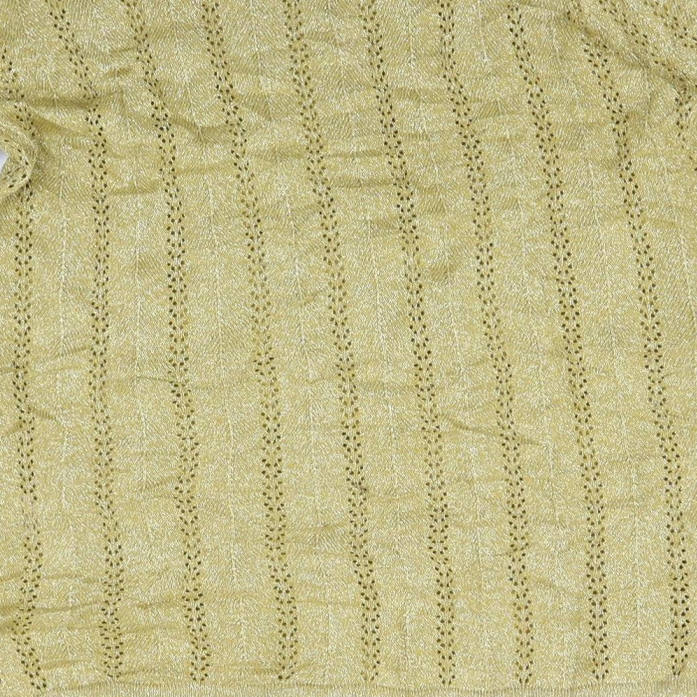 Marks and Spencer Womens Gold   A-Line  Size 12