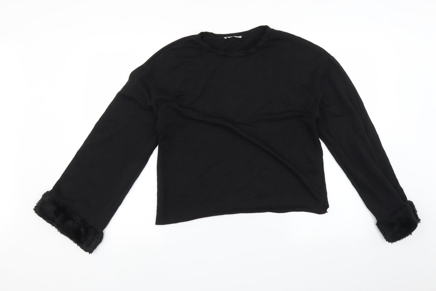 Zara Womens Black   Pullover Jumper Size S