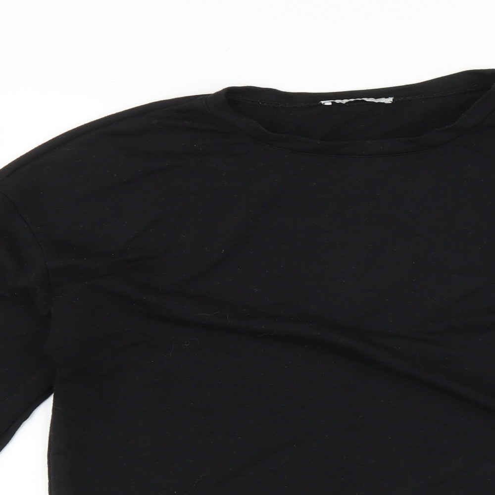 Zara Womens Black   Pullover Jumper Size S