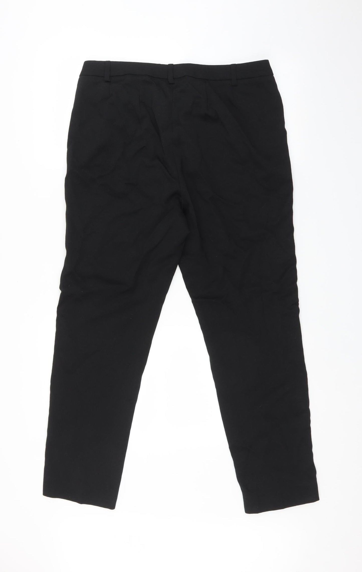 Marks and Spencer Womens Black   Trousers  Size 14 L29 in