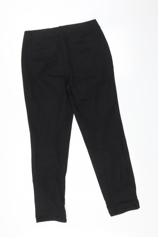 H&M Womens Black   Tapered Jeans Size 8 L28 in