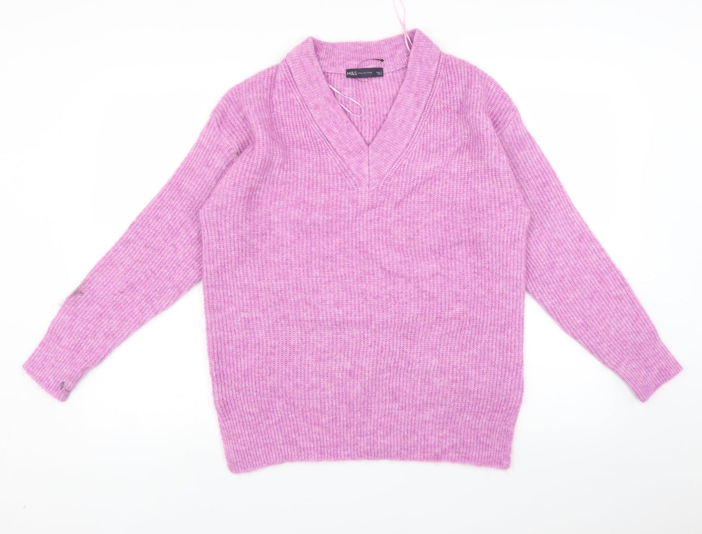 Marks and Spencer Womens Purple   Pullover Jumper Size S