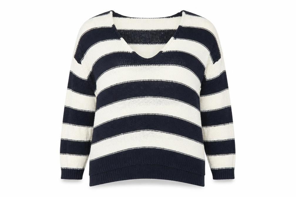 H&M Womens Multicoloured Striped  Pullover Jumper Size M