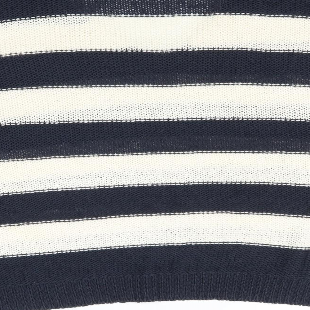 H&M Womens Multicoloured Striped  Pullover Jumper Size M