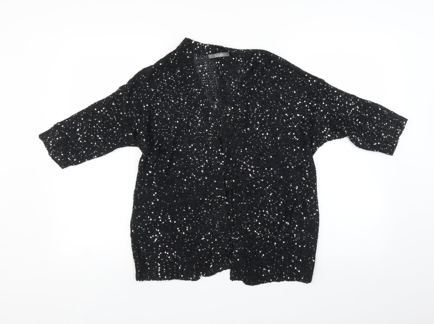 South Womens Black   Cardigan Jumper Size 10