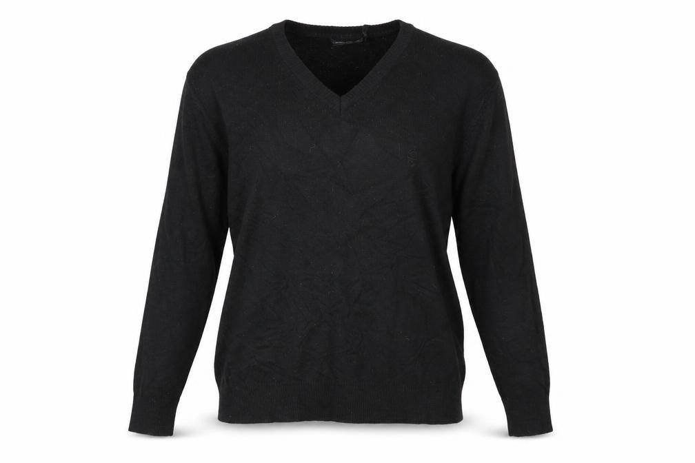 Front view of French Connection women’s black jumper, size XS