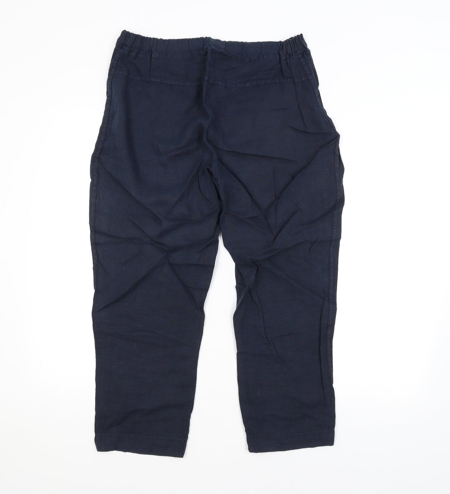 Peruggi Womens Blue   Trousers  Size 12 L24 in