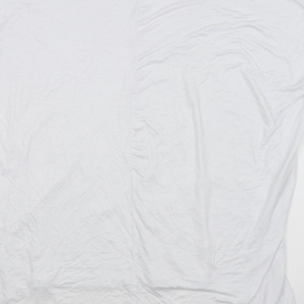 Boohoo Womens White   Basic Blouse Size 12