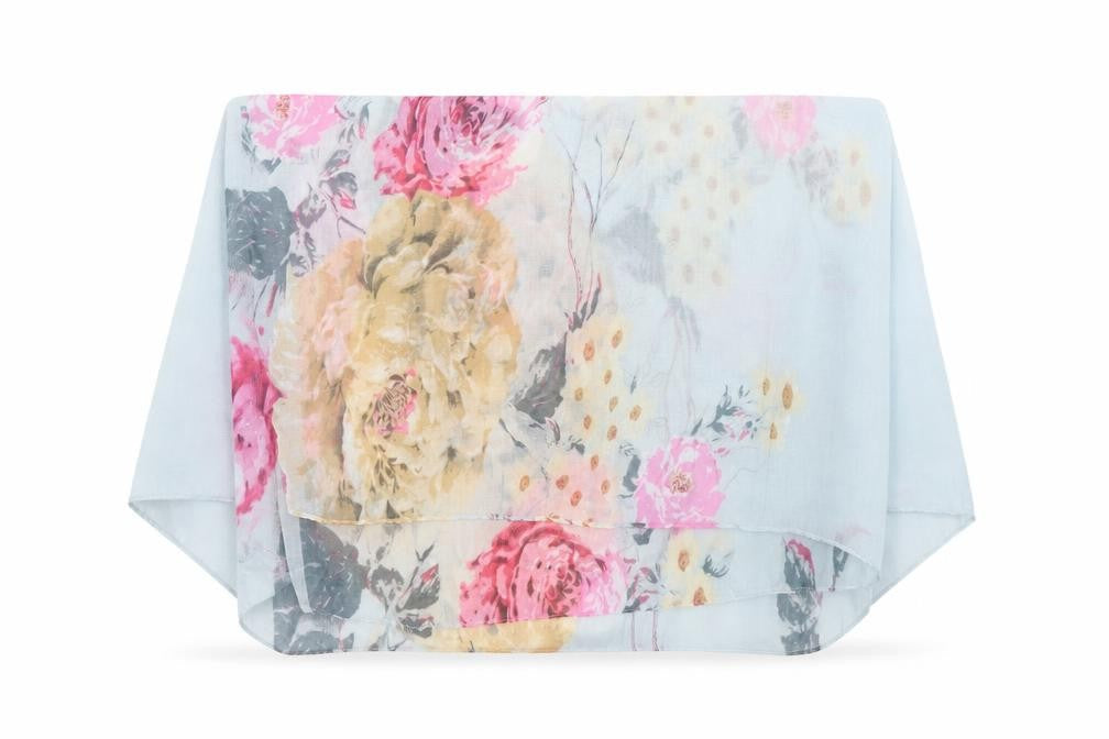 Hotter Womens Multicoloured Floral   Shawl/Wrap