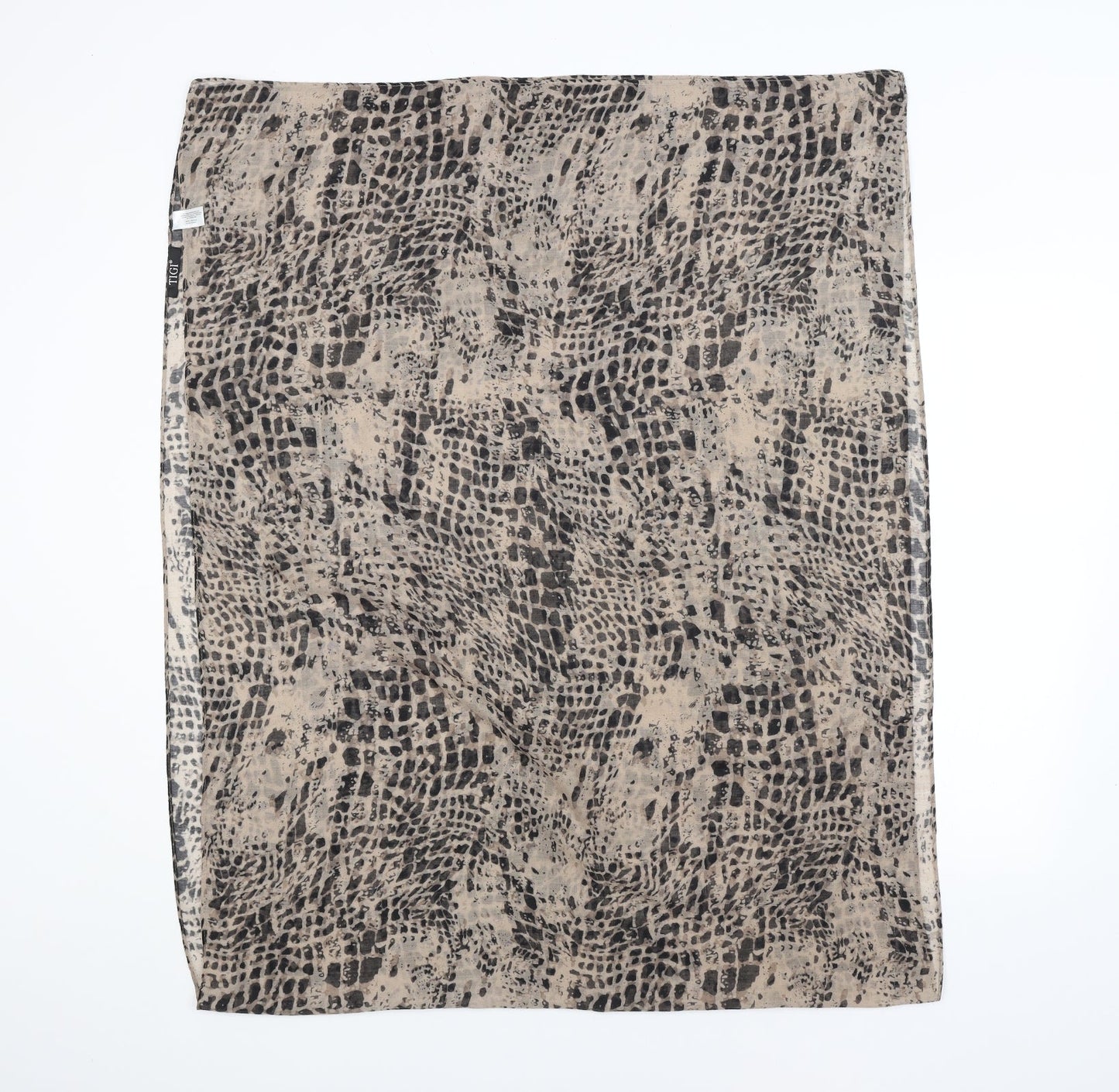 TIGI Womens Beige Animal Print   Shawl/Wrap