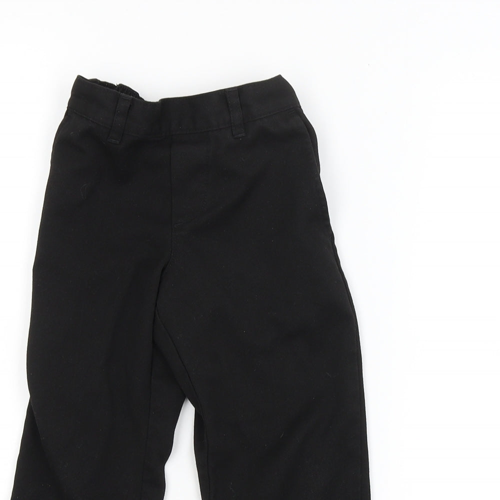 George Boys Black    Trousers Size 3-4 Years