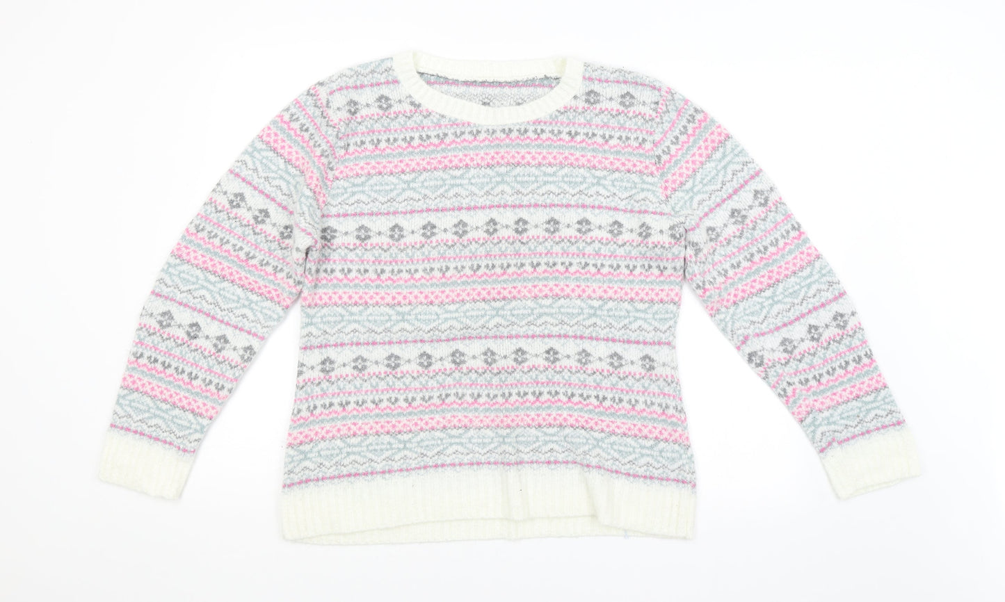 Preworn Womens Multicoloured Argyle/Diamond  Pullover Jumper