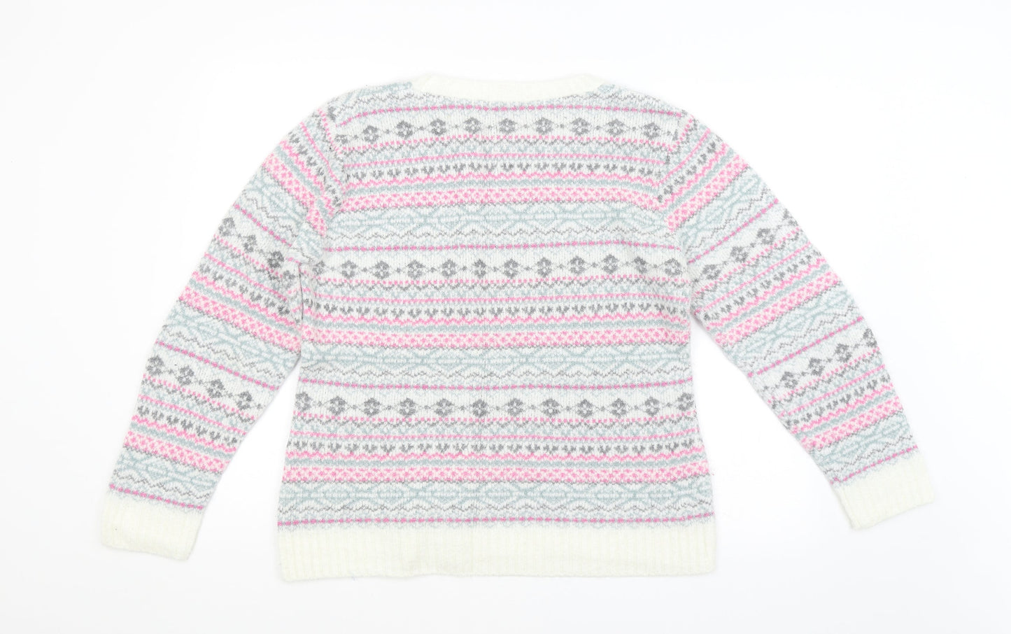 Preworn Womens Multicoloured Argyle/Diamond  Pullover Jumper