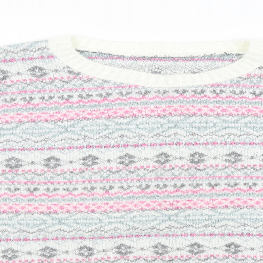 Preworn Womens Multicoloured Argyle/Diamond  Pullover Jumper