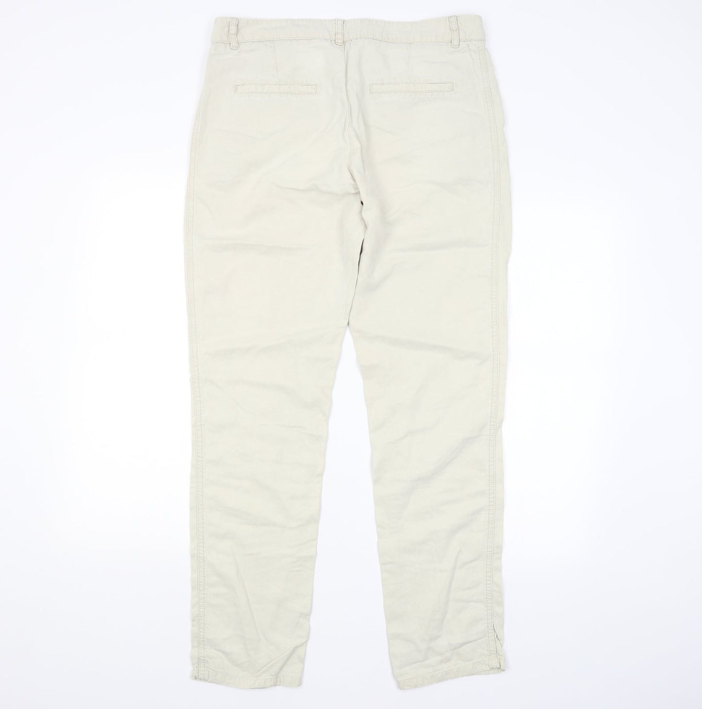 YAYA Womens Beige   Trousers  Size 12 L30 in