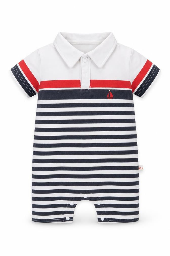 Preworn Baby Multicoloured Striped  Babygrow One-Piece Size 3-6 Months