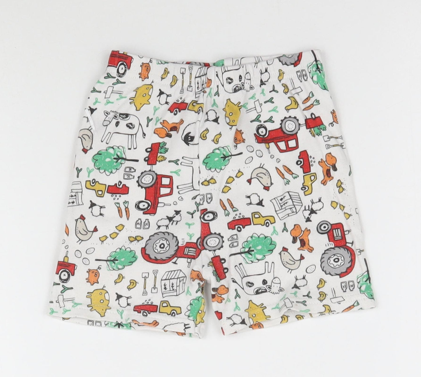 George Baby Multicoloured   Jogger Leggings Size 9-12 Months  - Farm Animals