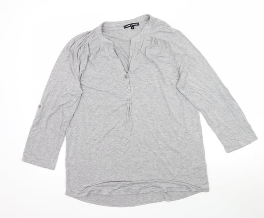 Cable & Gauge Womens Grey   Basic T-Shirt Size M