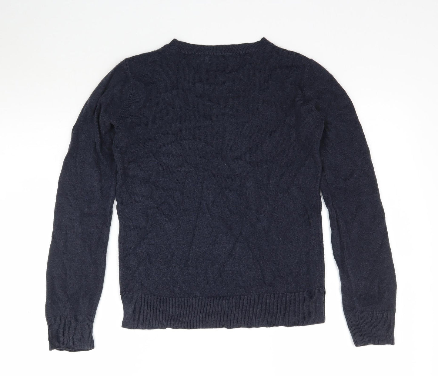 Marks and Spencer Womens Blue  Knit Pullover Jumper Size 8