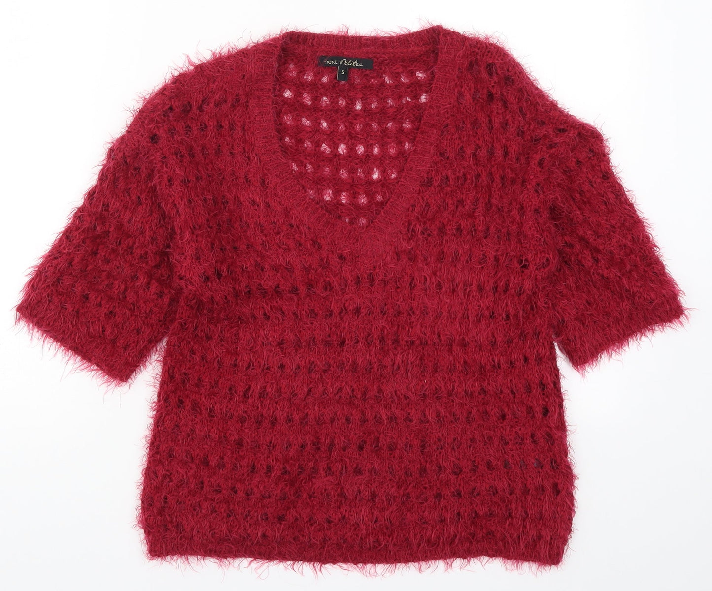 NEXT Womens Red  Knit Pullover Jumper Size S