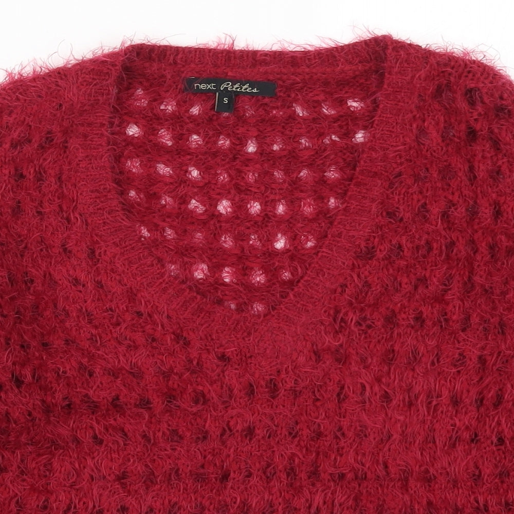 NEXT Womens Red  Knit Pullover Jumper Size S