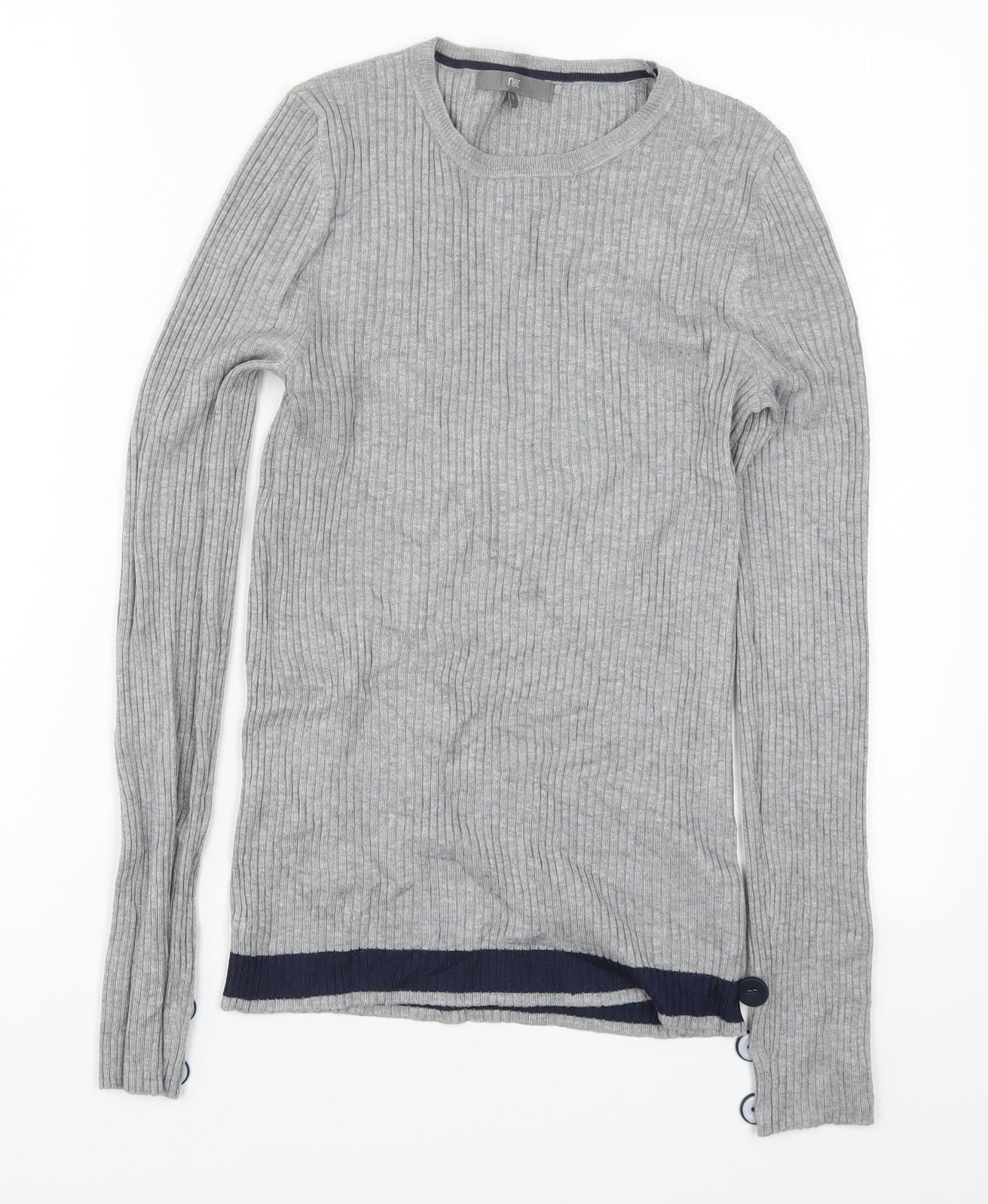 NEXT Womens Grey  Knit Pullover Jumper Size 12
