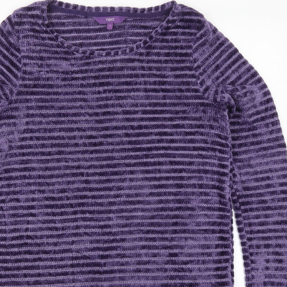 NEXT Womens Purple  Knit Pullover Jumper Size 6