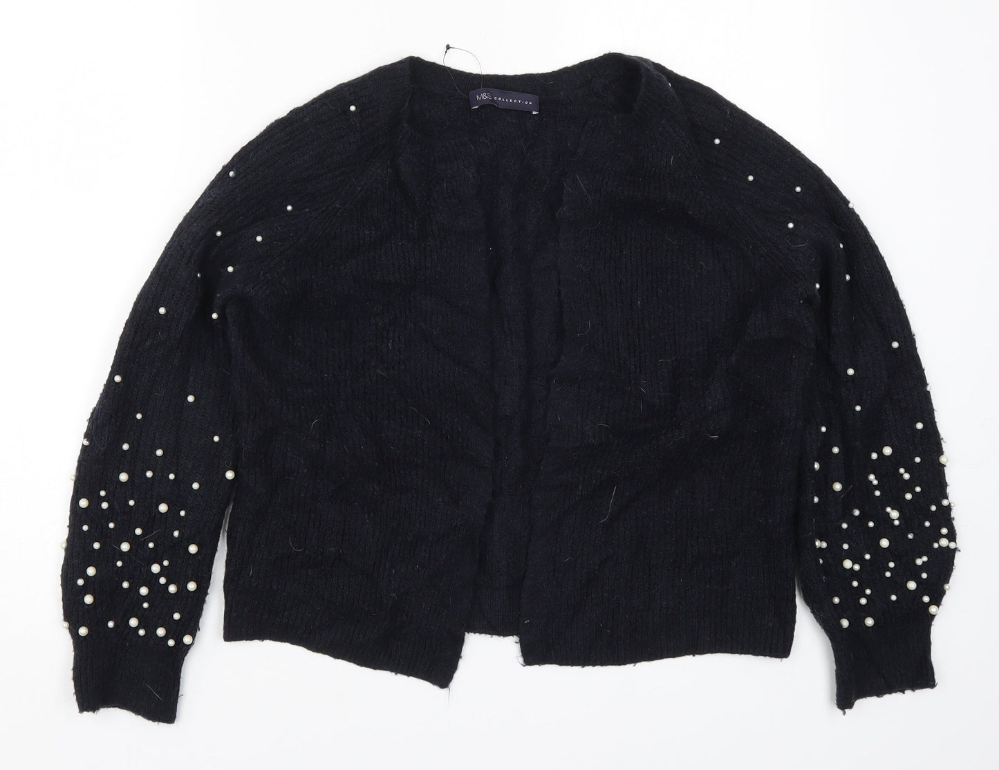 Marks and Spencer Womens Blue  Knit Cardigan Jumper Size S