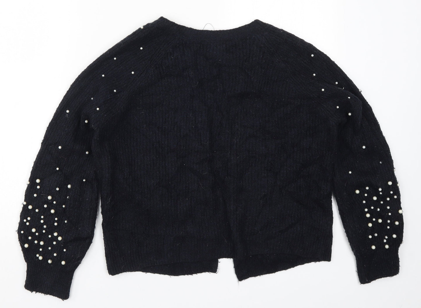 Marks and Spencer Womens Blue  Knit Cardigan Jumper Size S