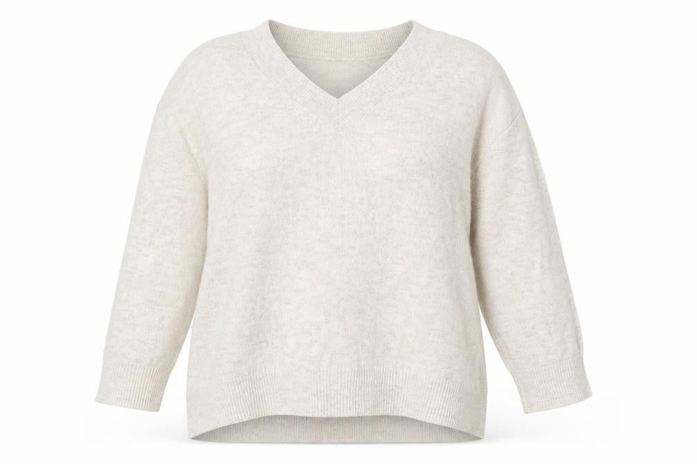 George Womens Beige  Knit Pullover Jumper Size L